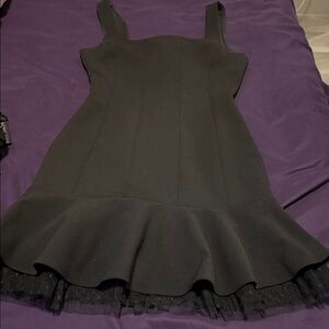 BCBGMaxAzria Black Midi Dress